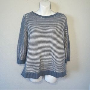Marled By Reunited Clothing Striped Sweater (M)